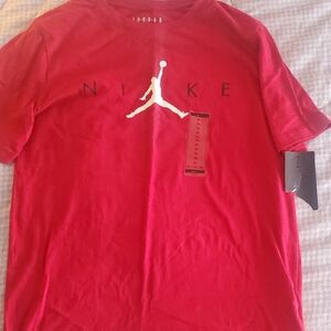 Nike Red Short Sleeve Tee for Boys